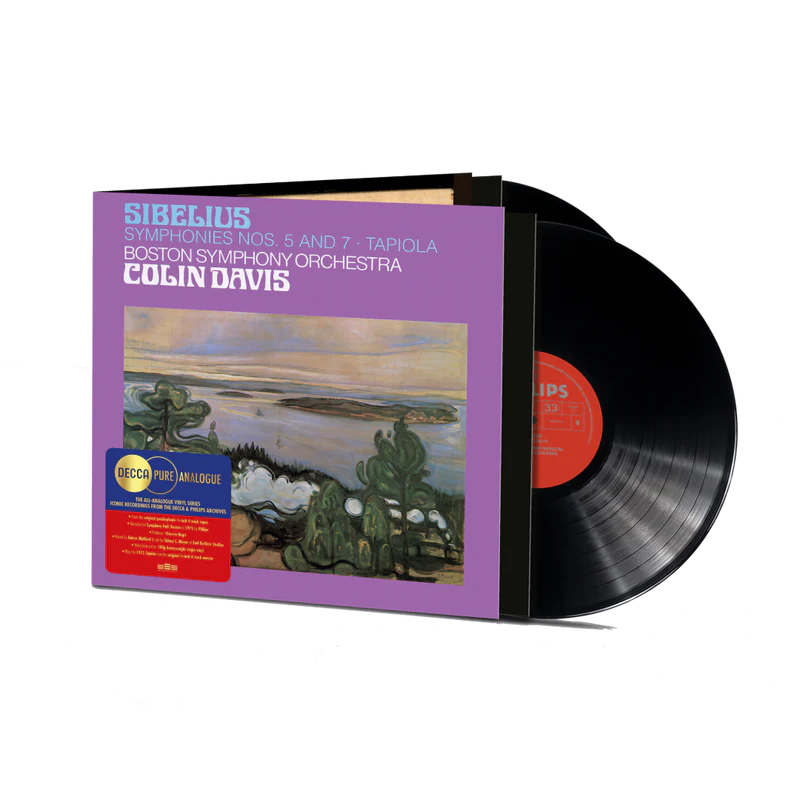 Boston Symphony Orchestra/Sir Colin Davis - Sibelius: Symphonies Nos. 5 And 7; Tapiola (Decca Pure Analogue Series) [180G 2LP] Vinyl