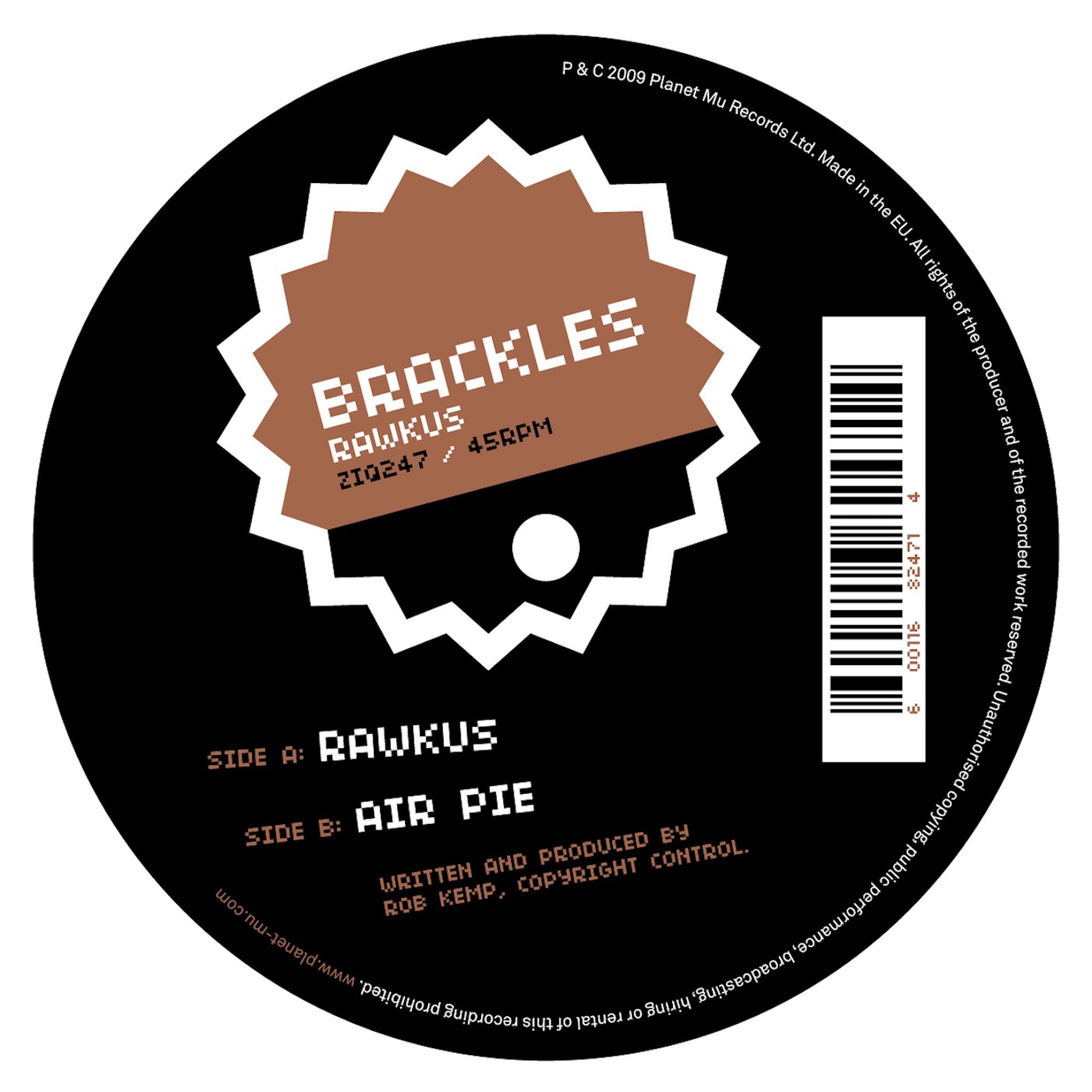 Brackles - Rawkus - 12" Vinyl 12 inch