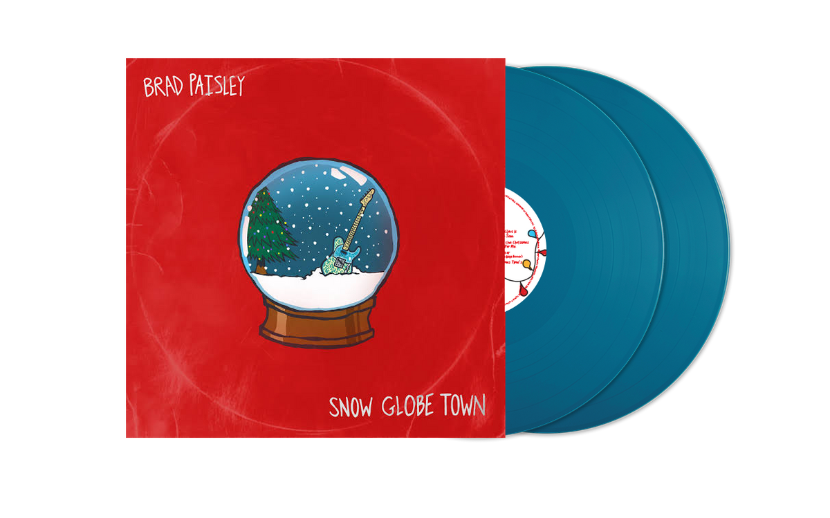 Brad Paisley - Snow Globe Town [Aqua Vinyl] [2LP] Vinyl