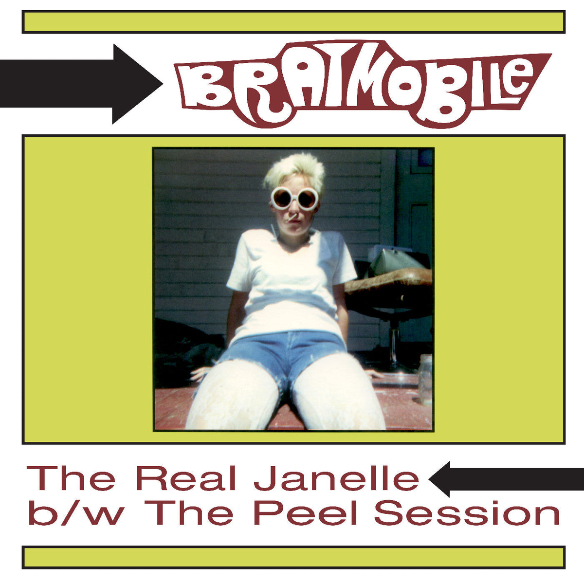 Bratmobile - The Real Janelle & The Peel Session (Maroon Vinyl) Vinyl