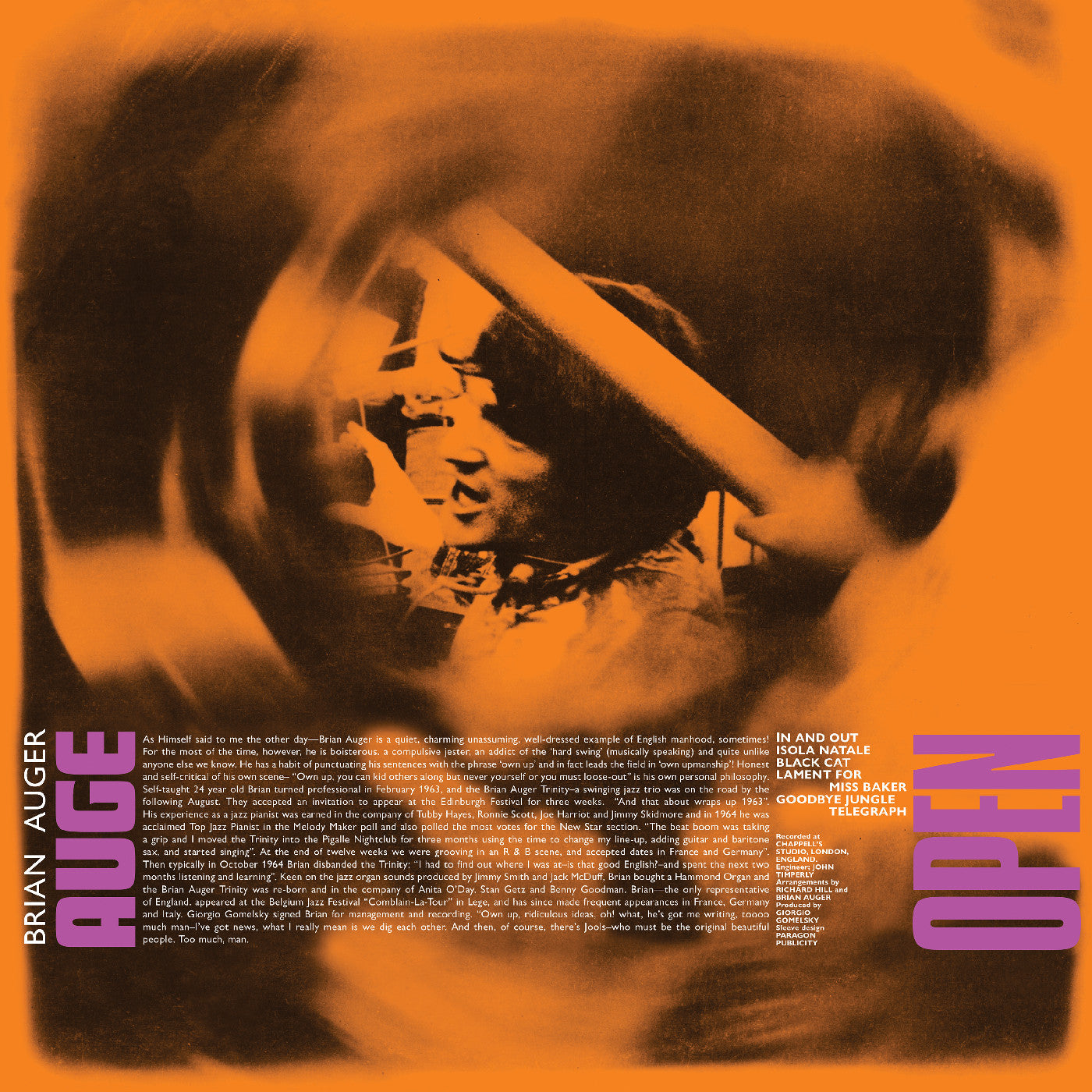 Brian Auger & The Trinity Driscoll Julie - Open Vinyl