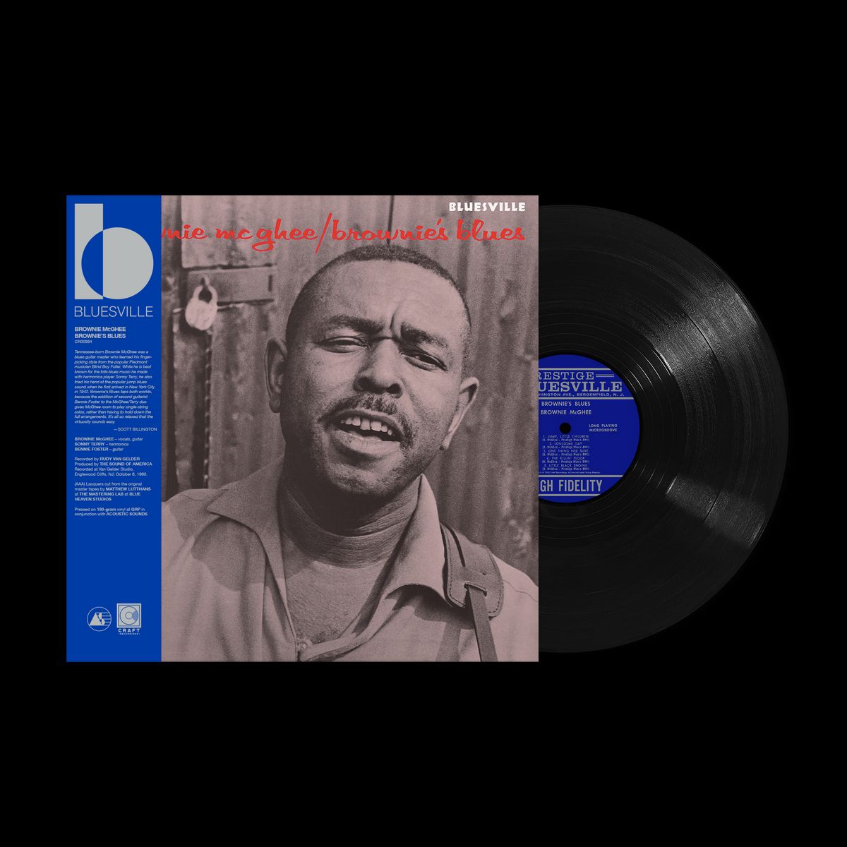 Brownie McGhee - Brownie's Blues (Bluesville Acoustic Sounds Series) (180G) [LP] Vinyl