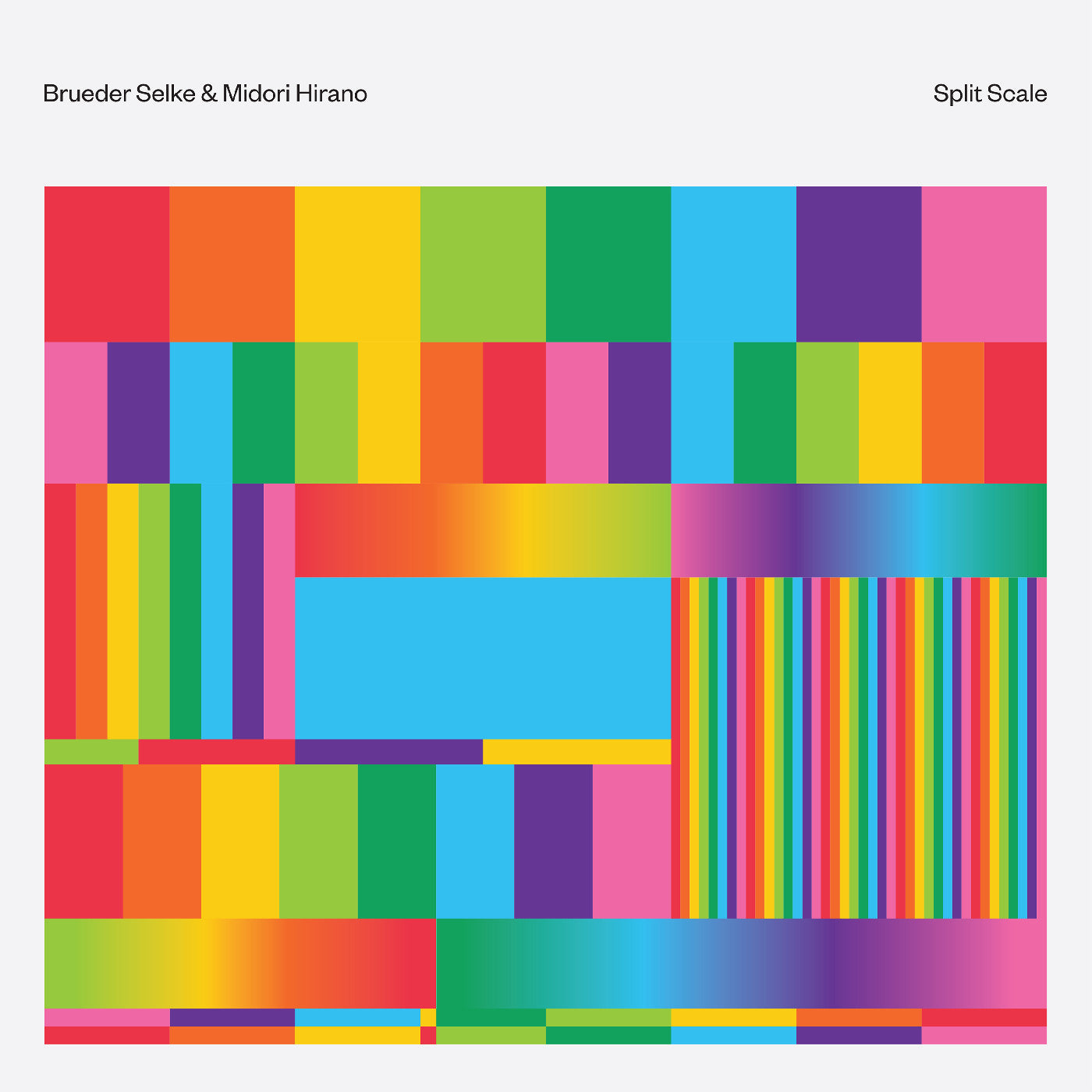 Brueder & Midori Hirano Selke - Split Scale (Indie Exclusive Crystal Clear Vinyl) Vinyl
