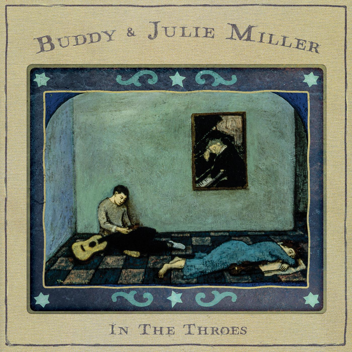 Buddy & Julie Miller - In The Throes Vinyl LP Gatefold Sleeve, Marketing Sticker