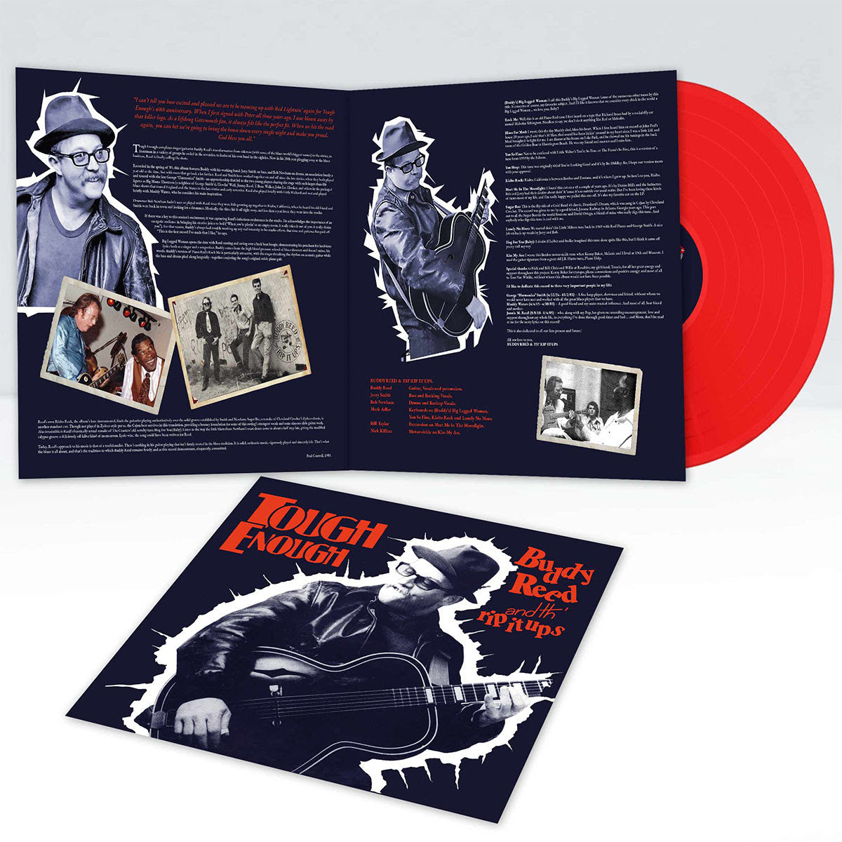 Buddy Reed & Th' Rip It Ups - Tough Enough (Indie Exclusive) (Translucent Red Vinyl) Vinyl