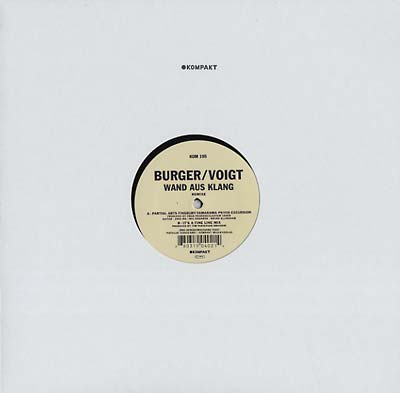 BURGER/VOIGT - Wand Aus Klang Remixe Vinyl 12"