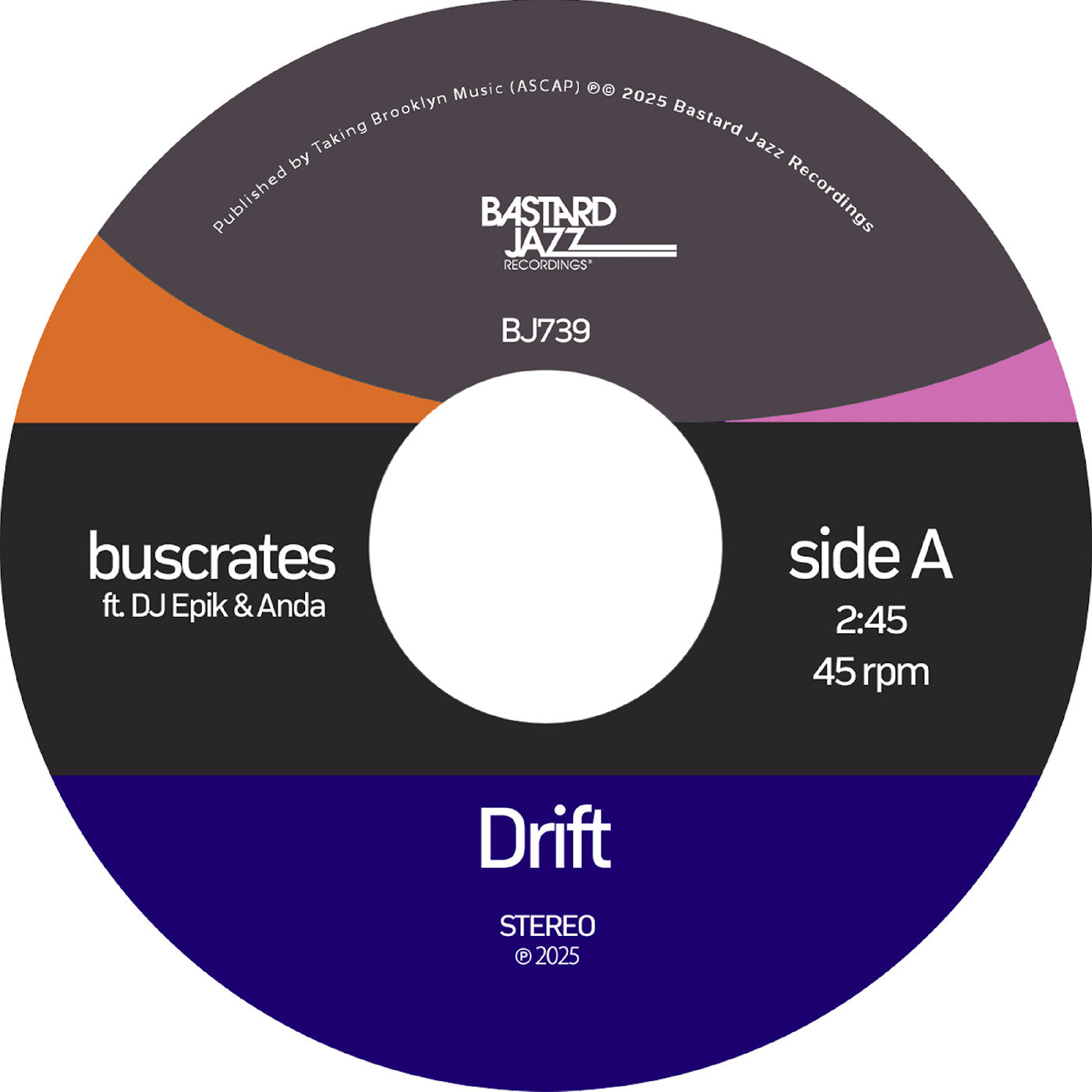 Buscrates - Drift / Serenity (Transparent Vinyl) Vinyl