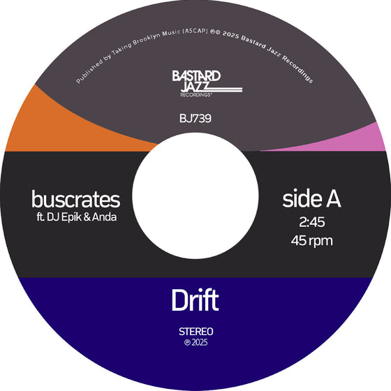 Buscrates - Drift / Serenity (Transparent Vinyl) Vinyl