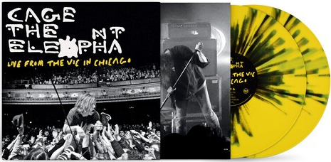 Cage The Elephant - Live From The Vic In Chicago (RSD Exclusive, Limited Edition, Vibrant Yellow & Black Splatter Colored Vinyl) (2 Lp's) Vinyl