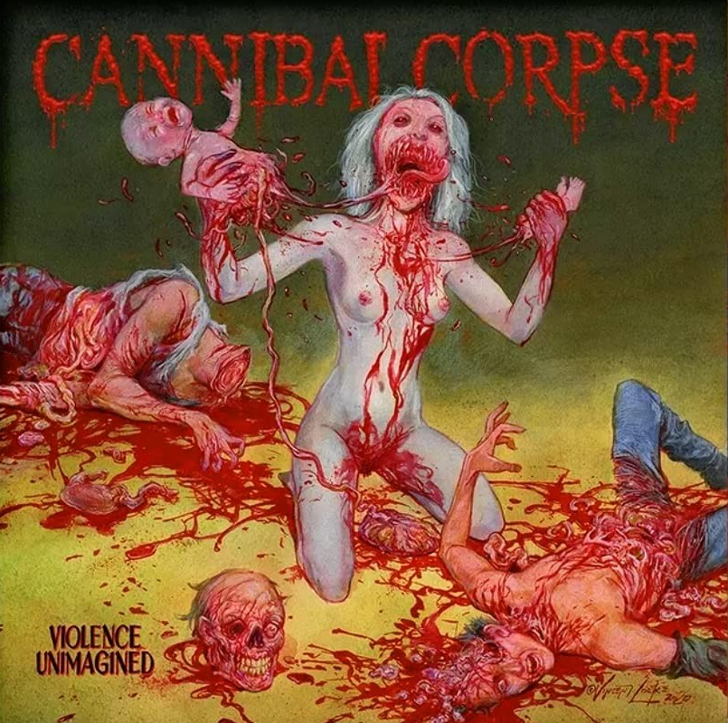 Cannibal Corpse - Violence Unimagined (Limited Edition, Clear with Red Splatter Colored Vinyl, Uncensored Version) Vinyl
