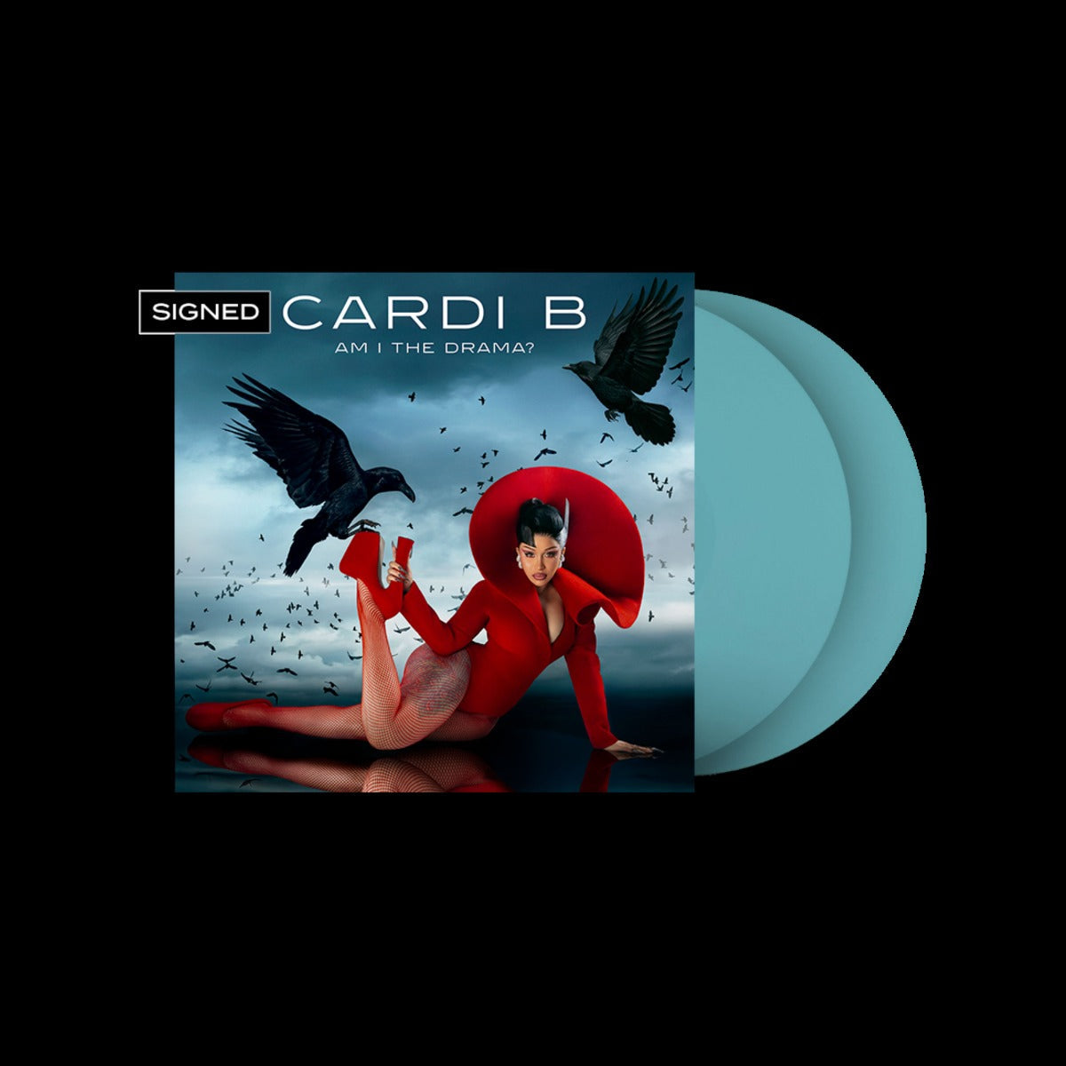 Cardi B - Am I The Drama? (Baby Blue Color Vinyl) (Includes Signed Art Card) Vinyl