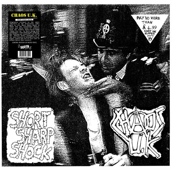 CHAOS U.K. - Short Sharp Shock (White Vinyl) Vinyl LP