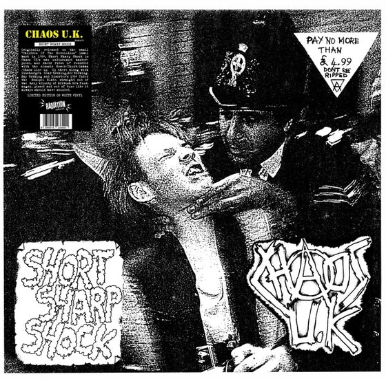CHAOS U.K. - Short Sharp Shock (White Vinyl) Vinyl LP