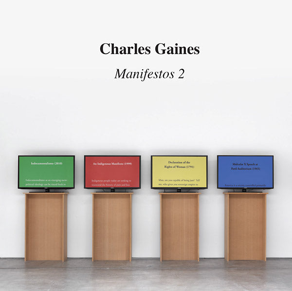 CHARLES GAINES - Manifestos 2 CD CD