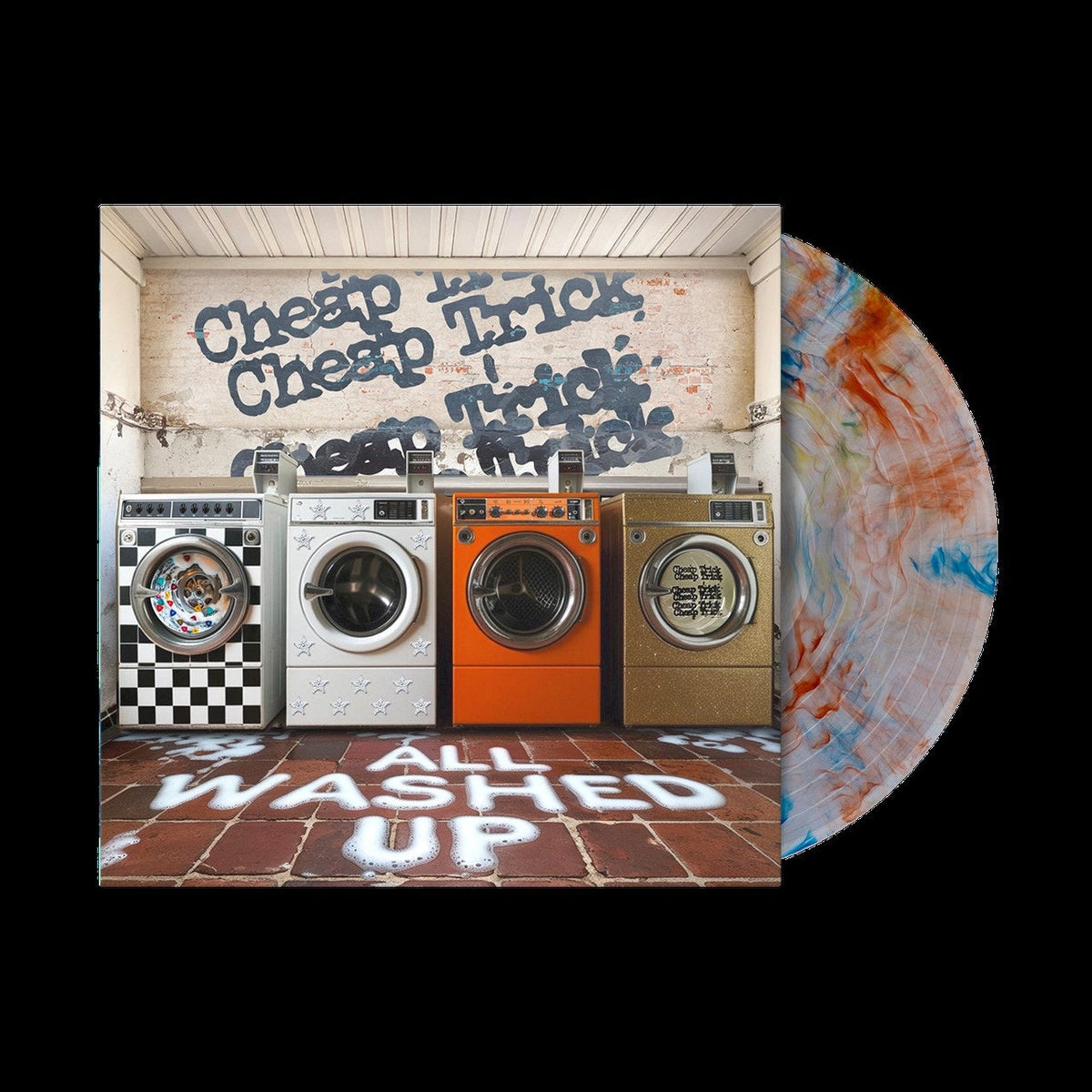 Cheap Trick - All Washed Up [Orange/Blue Marble LP] Vinyl
