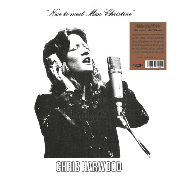 CHRIS HARWOOD - Nice To Meet Miss Christine Vinyl LP