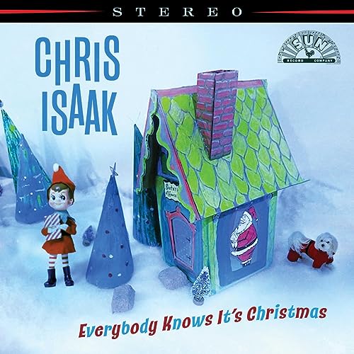 Chris Isaak - Everybody Knows It's Christmas (Deluxe) [Spring Green/Bone White Swirl LP] Vinyl
