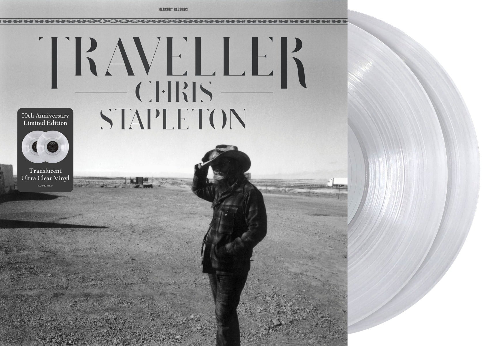 Chris Stapleton - Traveller (10Th Anniversary) (Limited Edition) (Translucent Ultra Clear Vinyl) (2Lp) Vinyl