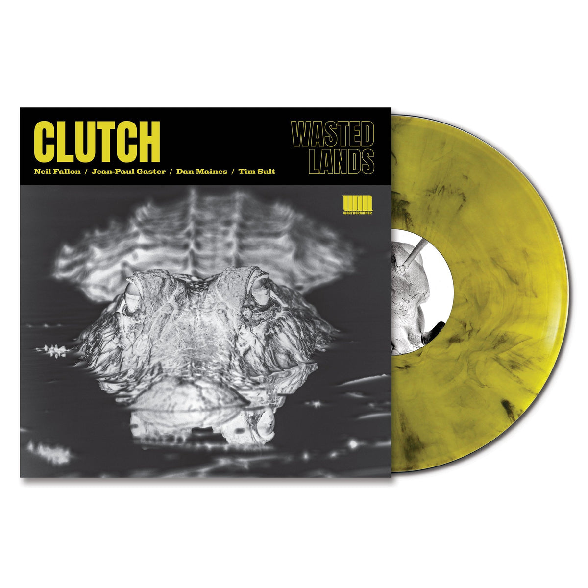 Clutch - Wasted Lands (Indie Exclusive) [Yellow Black Marble Vinyl] Vinyl