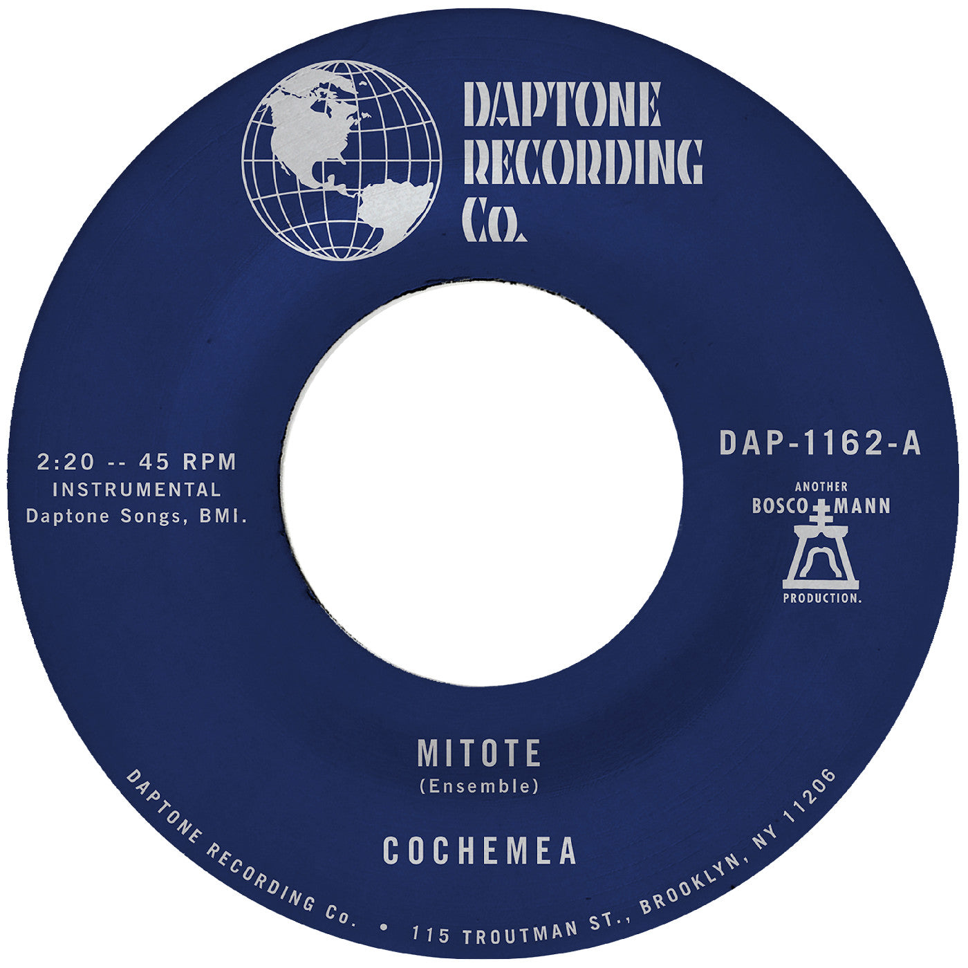 Cochemea - Mitote B/W Dilo Vinyl