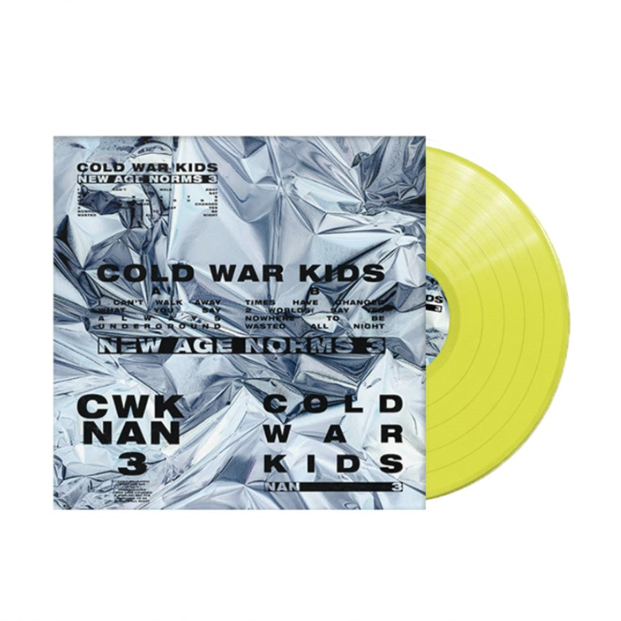 Cold War Kids - New Age Norms 3 (Limited Edition, Neon Yellow Colored Vinyl) Vinyl