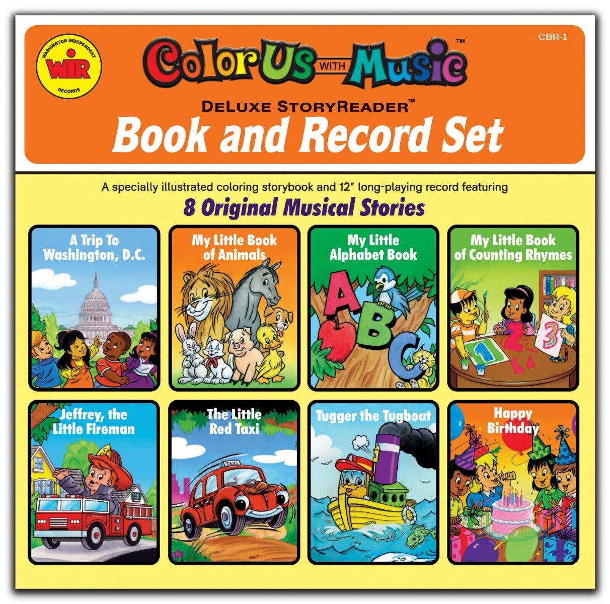 Color Us with Music - Color Us with Music DeLuxe StoryReader Coloring Book and Record Set Vinyl