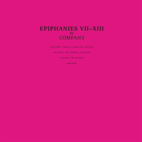 COMPANY - Epiphanies VII-XIII Vinyl 3LP