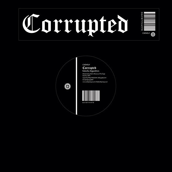 CORRUPTED - Felicific Algorithim Vinyl LP