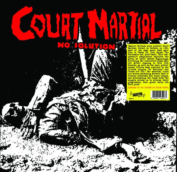 COURT MARTIAL - No Solution: Singles & Demos 1981/1982 Vinyl LP