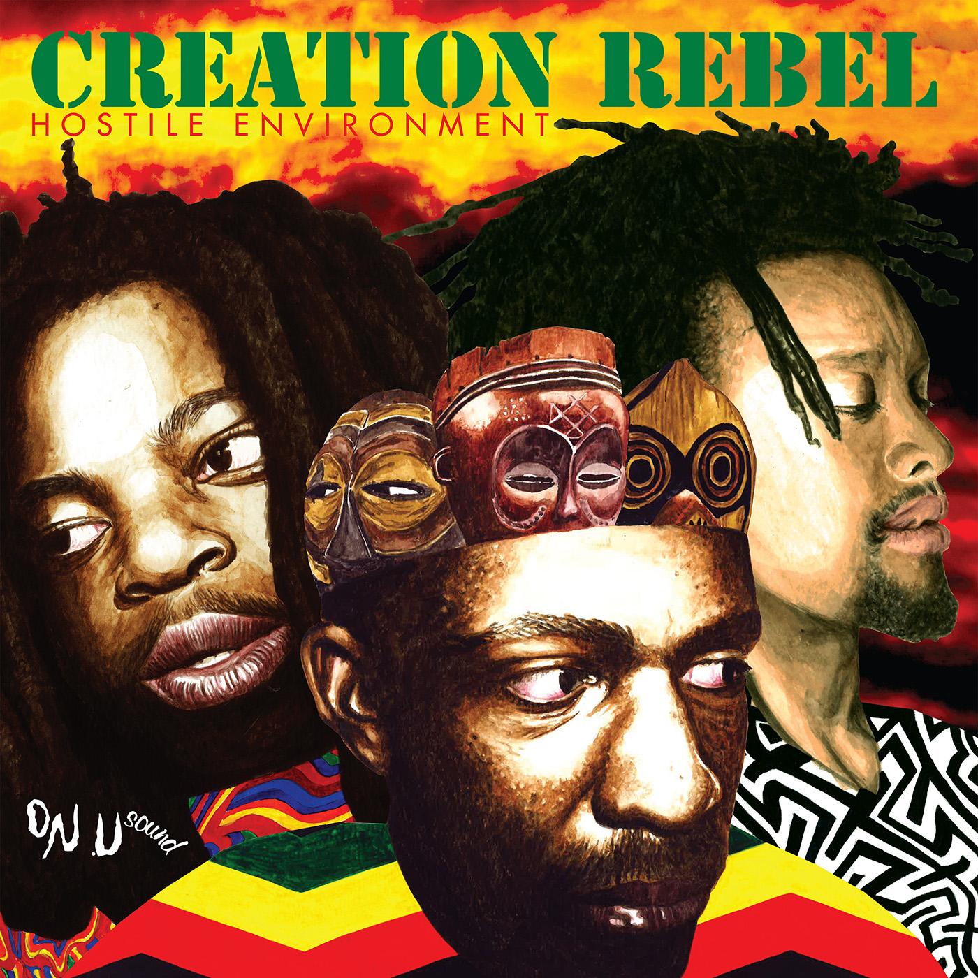Creation Rebel - Hostile Environment (YELLOW VINYL) Vinyl LP Yellow Vinyl, Printed Inner Sleeve, 3mm Spine Sleeve w/ 12 Poster [w/ download card]