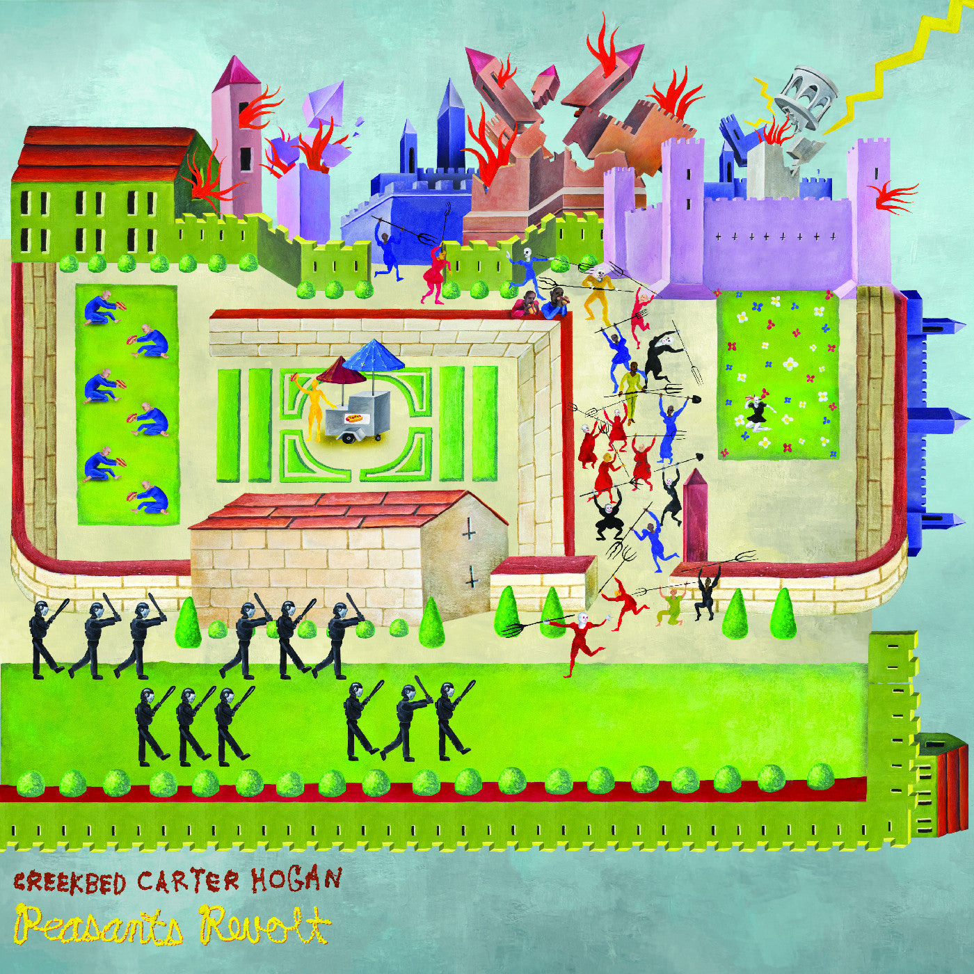 Creekbed Carter Hogan - Peasants Revolt (Lime Green Vinyl) Vinyl