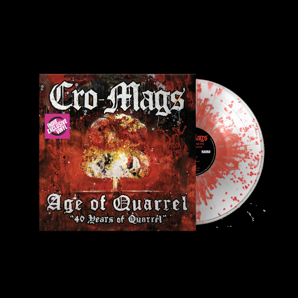 Cro-Mags - Age Of Quarrel: 40 Years Of Quarrel (Indie Exclusive) [Crystal Red Splatter] Vinyl