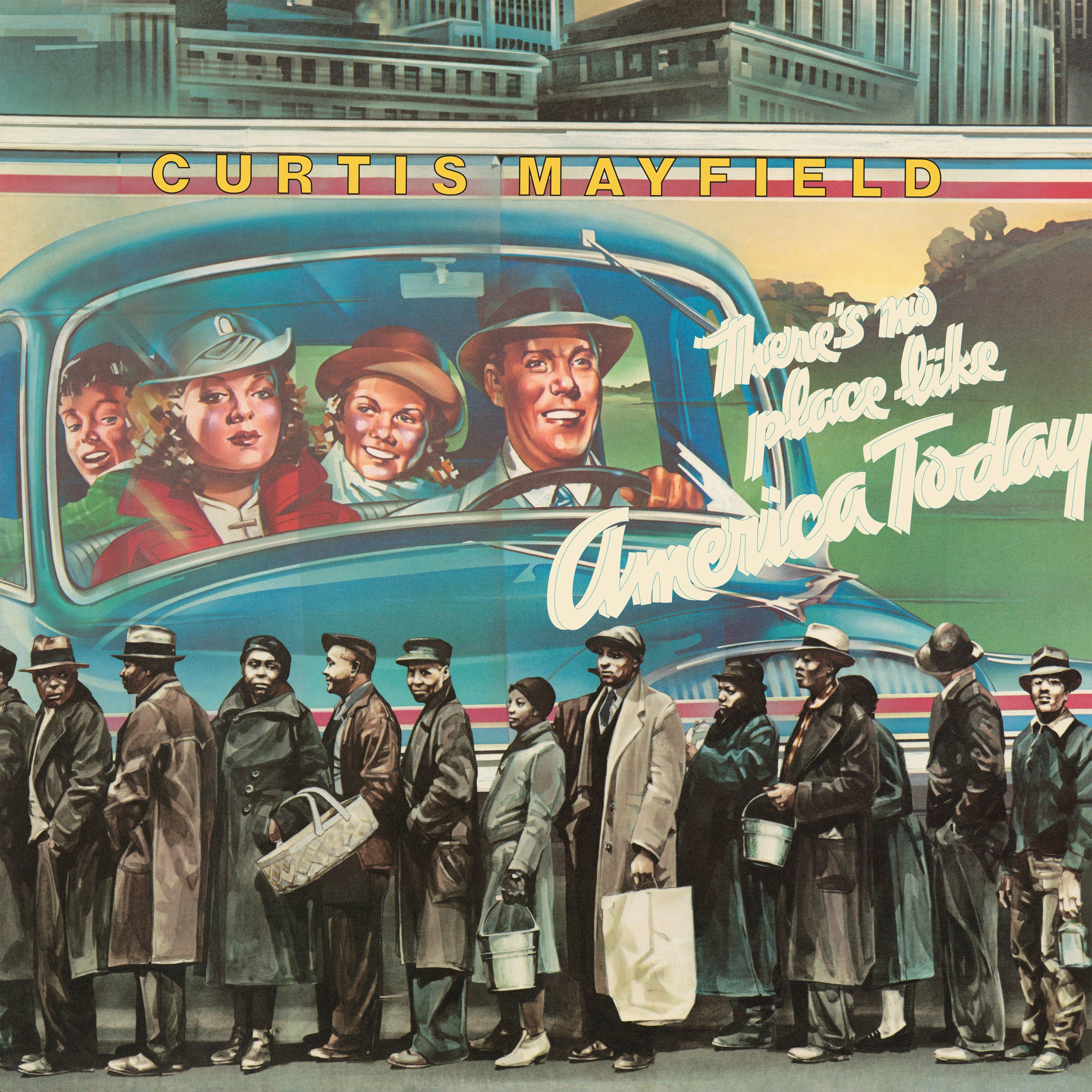 Curtis Mayfield - There's No Place Like America (Turquoise vinyl) Vinyl