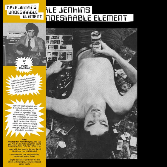 DALE JENKINS - Undesirable Element CD