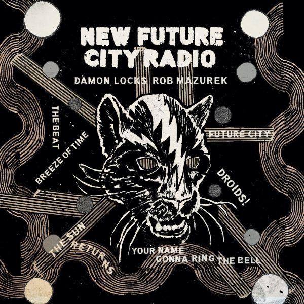 Damon & Rob Mazurek Locks - New Future City Radio Vinyl LP Heavyweight Jacket, OBI Strip, A2 Insert Poster & Dome Patterned Innersleeve