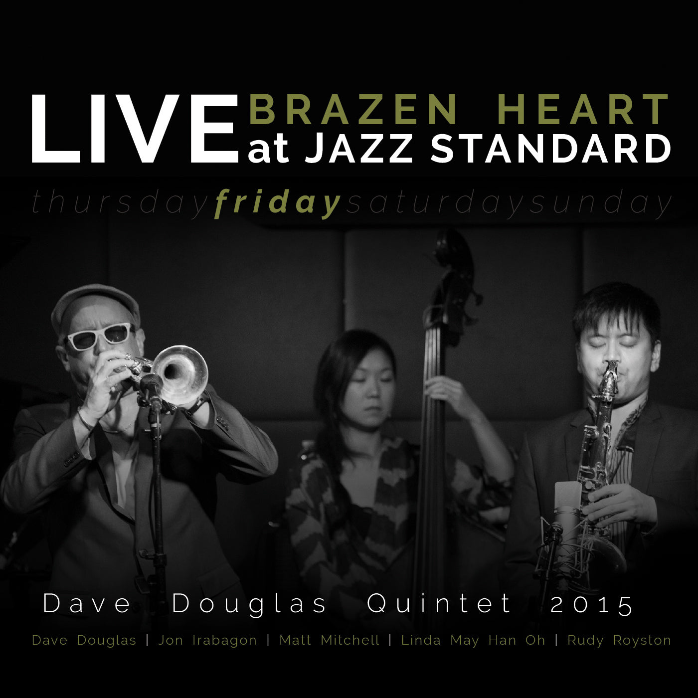 Dave Quintet Douglas - Brazen Heart Live at Jazz Standard - Friday CD 2CD Slim Wallet