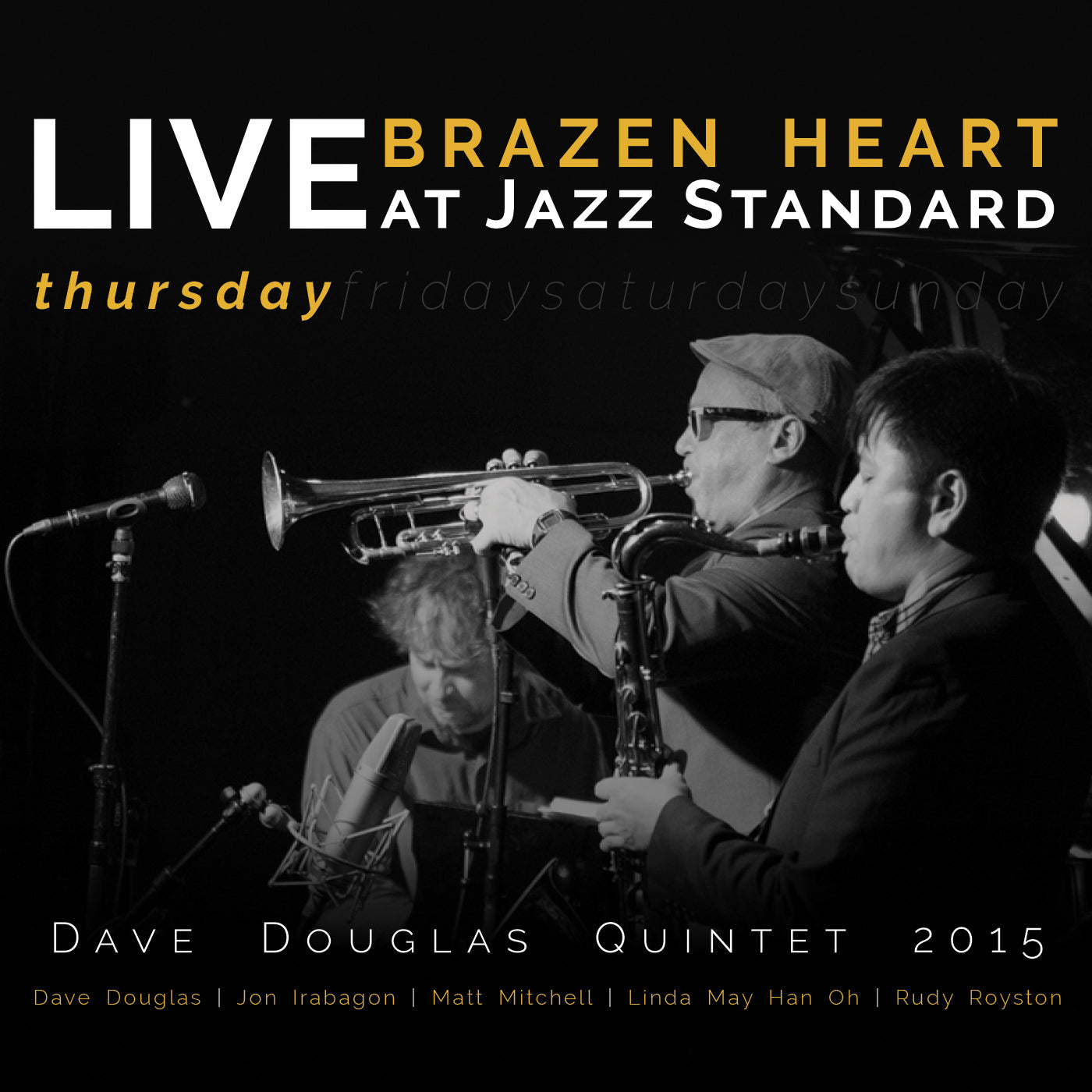 Dave Quintet Douglas - Brazen Heart Live at Jazz Standard - Thursday CD 2CD Slim Wallet