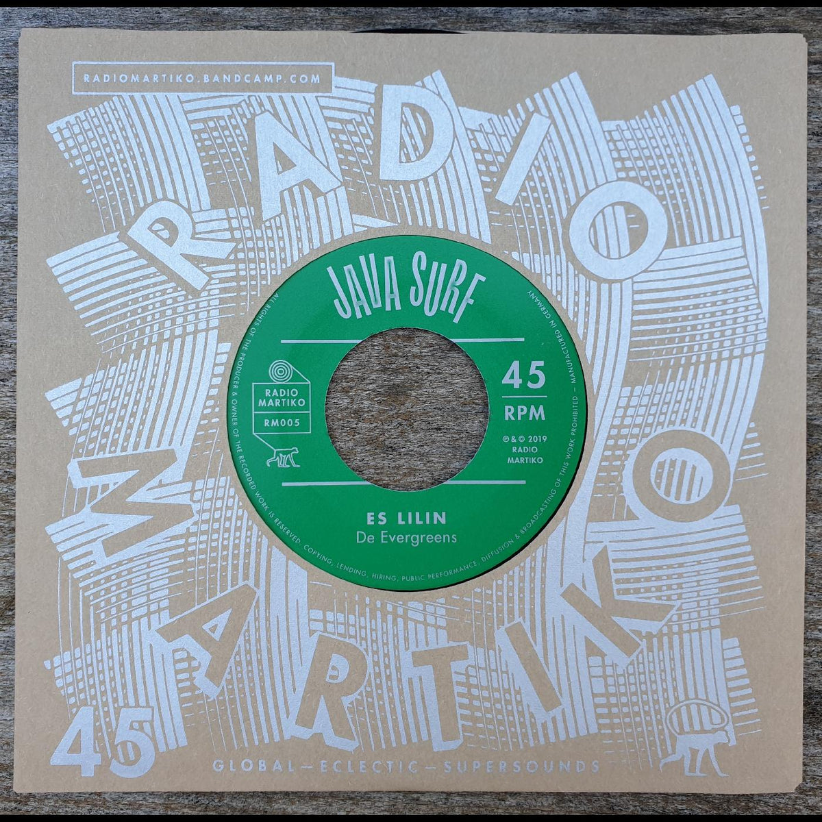 De Evergreens / Les Jaguars De Casablanca - Es Lilin / Gonzales Vinyl 7 inch