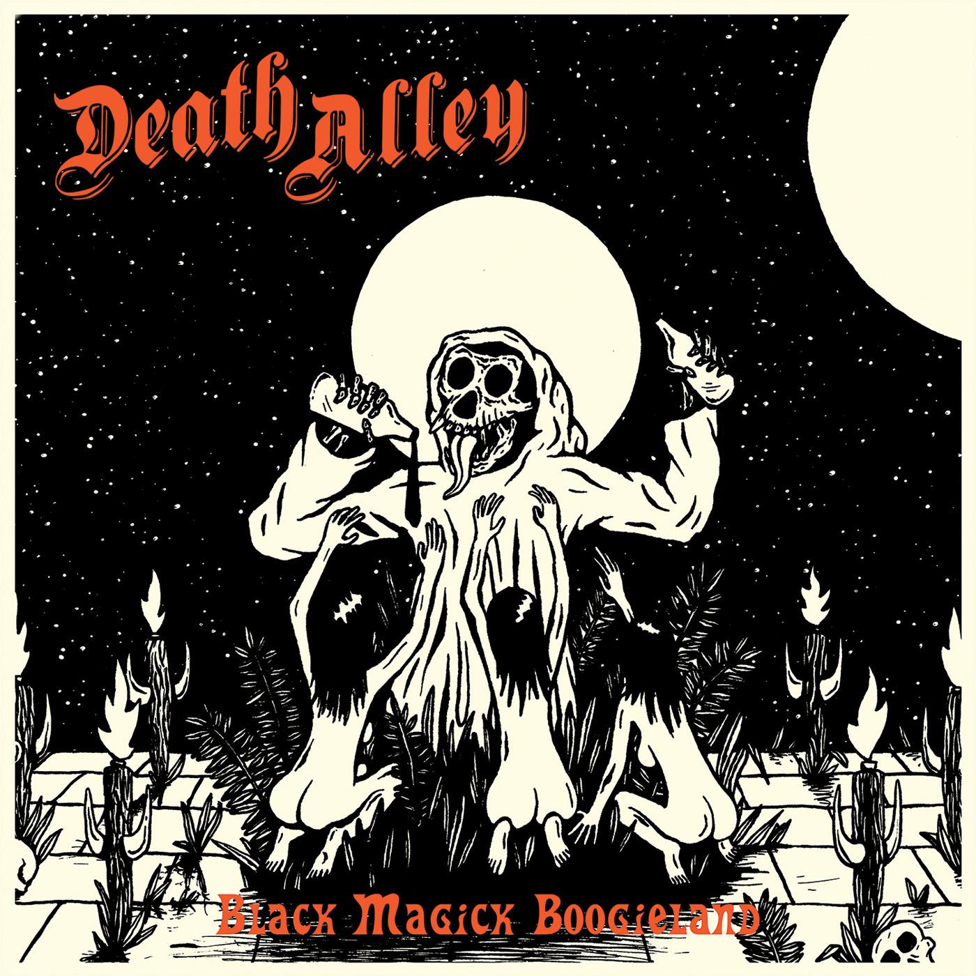 Death Alley - Black Magick Boogieland (CLOUDY CLEAR VINYL) Vinyl LP Cloudy clear vinyl