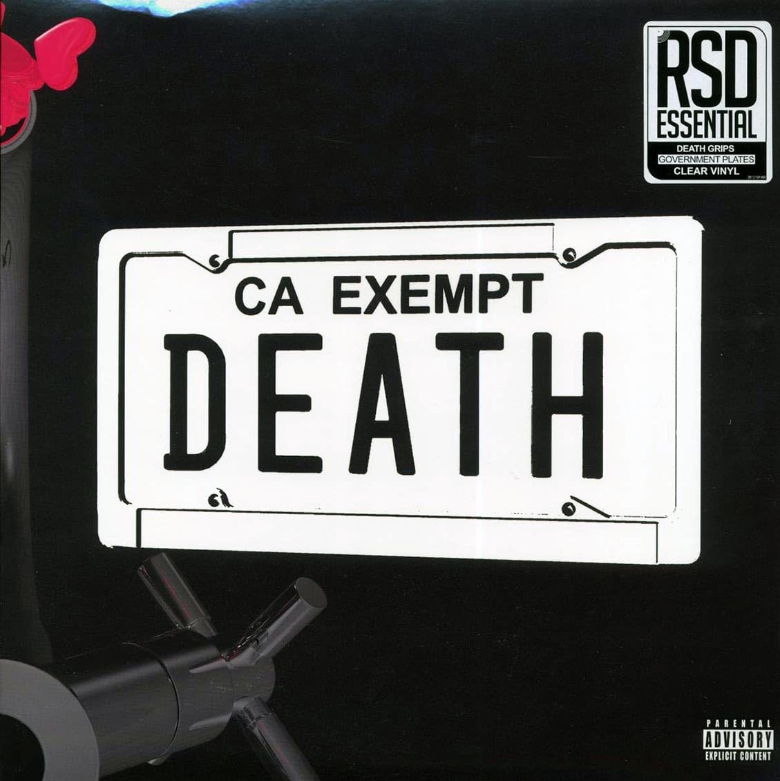 Death Grips - Government Plates (Indie Exclusive, Clear Colored Vinyl) Vinyl