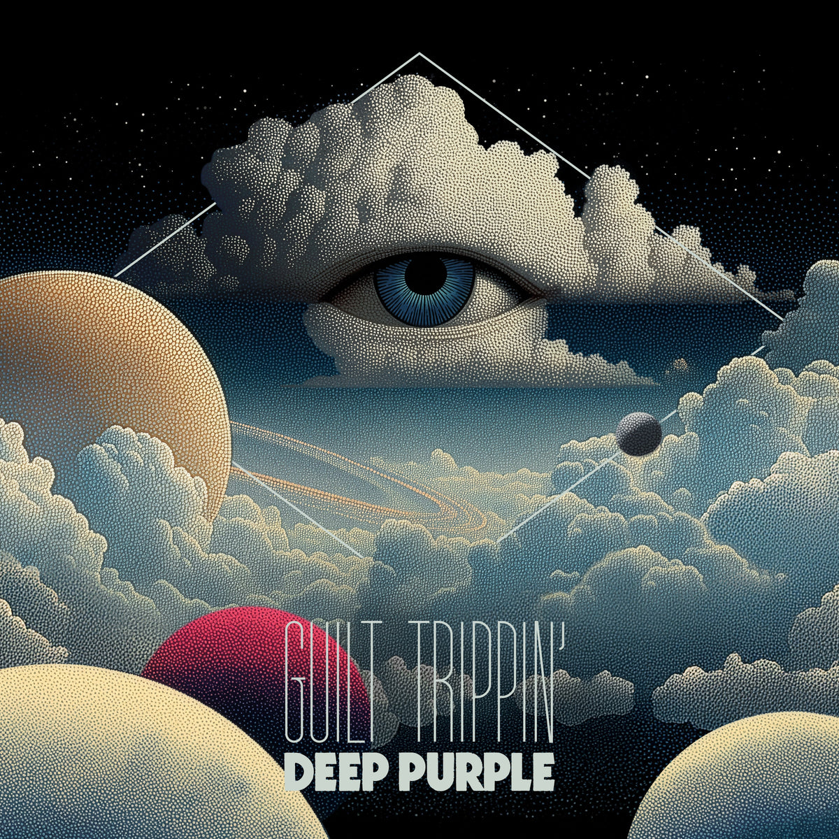 Deep Purple - Guilt Trippin' (Limited) (Silver/Blue Splatter 12" Maxi Single) Vinyl