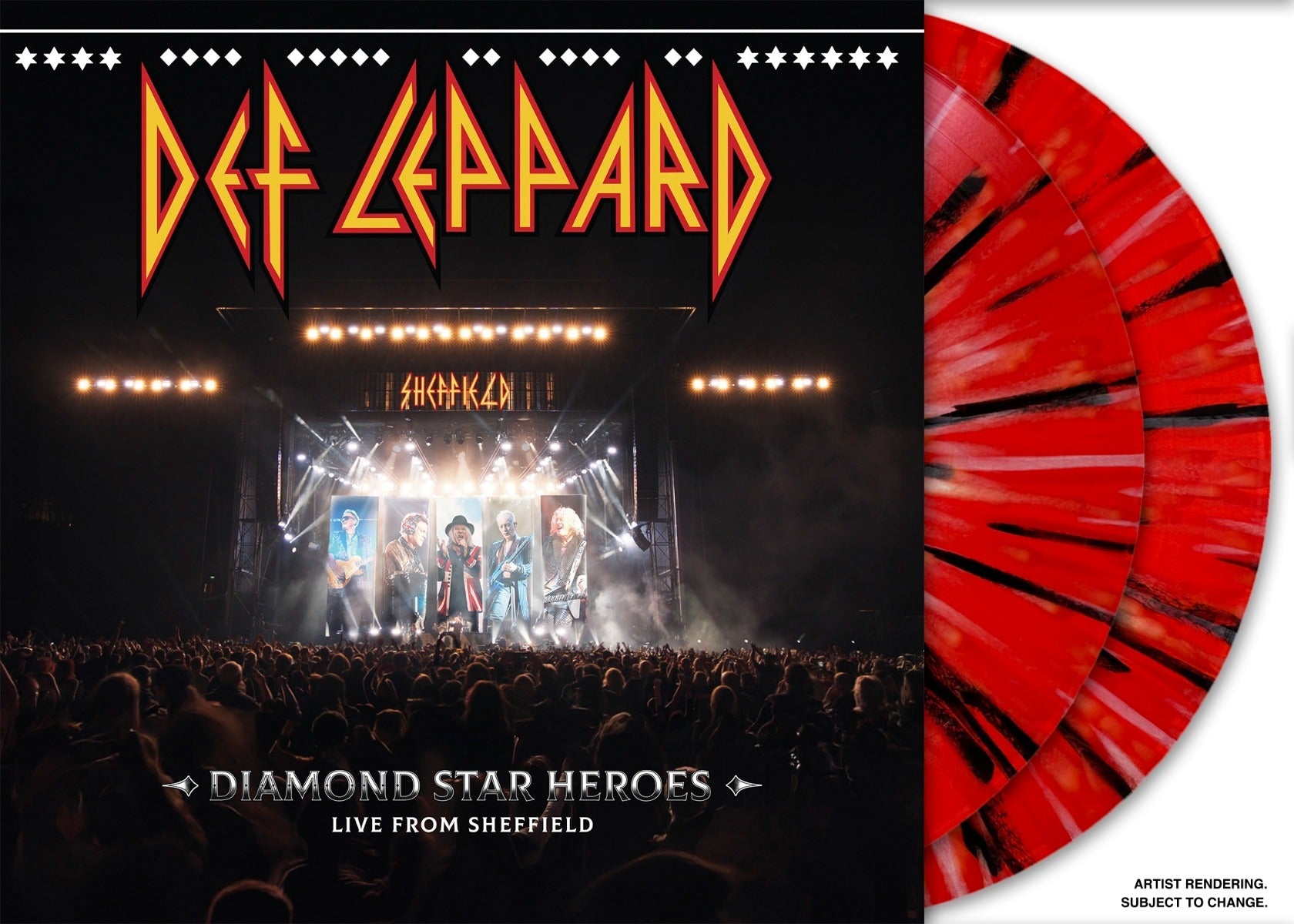Def Leppard - Diamond Star Heroes: Live From Sheffield [180G Multicolor Splatter 2LP] [Half-Speed] Vinyl