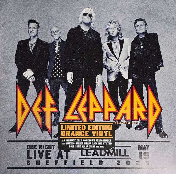 Def Leppard - One Night Only: Live At The Leadmill 2023 (Limited Edition, Orange Colored Vinyl) (2 Lp's) Vinyl