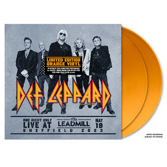 Def Leppard - One Night Only: Live At The Leadmill 2023 (Limited Edition, Orange Colored Vinyl) (2 Lp's) Vinyl
