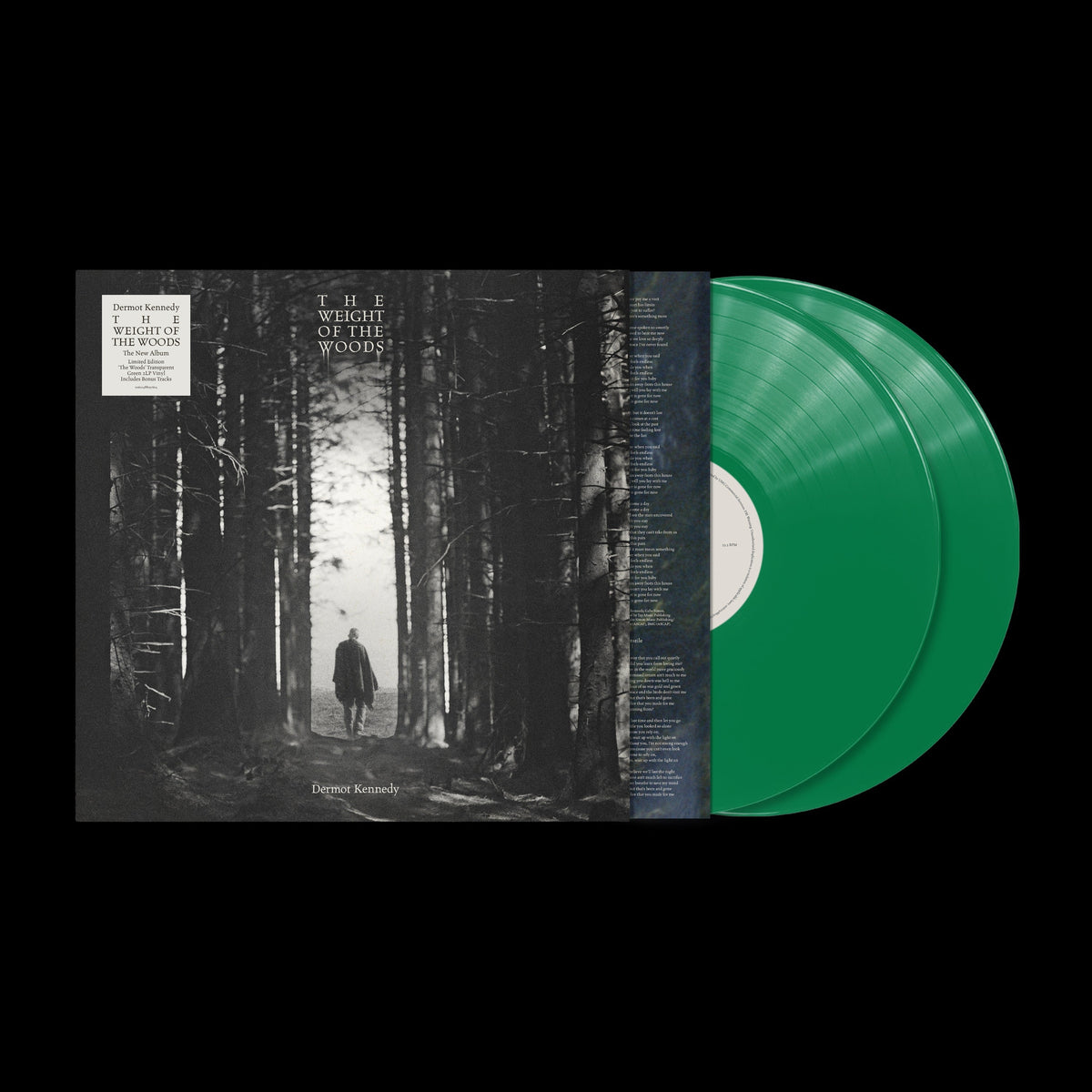 Dermot Kennedy - The Weight Of The Woods (Indie Exclusive) [Transparent Green 2 Lp] [Alternate Cover] Vinyl