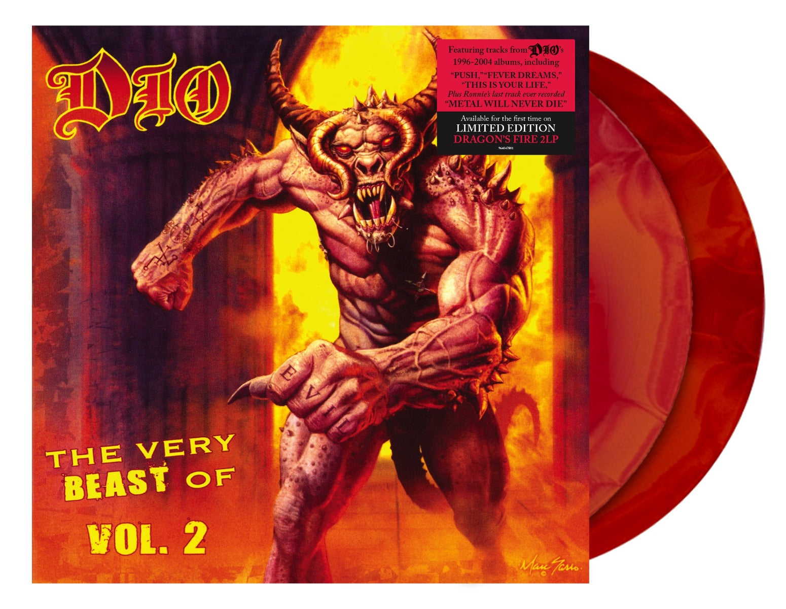 Dio - The Very Best Of Dio, Vol. 2 ("Dragon's Fire" Colored Vinyl) (2 Lp's) Vinyl