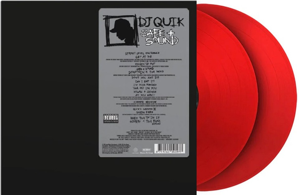 Dj Quik - Safe & Sound (Limited Edition, 180-Gram Translucent Red Colored Vinyl) [Import] (2 Lp's) Vinyl