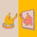 DJ Seinfeld - Mirrors (Indie Exclusive Pink & Yellow Vinyl) Vinyl