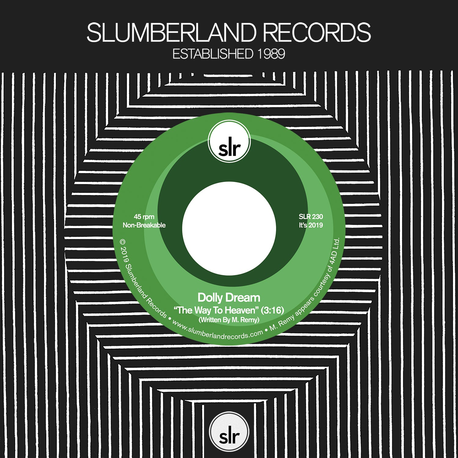 Dolly Dream - The Way To Heaven Vinyl 7" Vinyl w/ DL