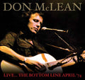 Don Mclean - Live... The Bottom Live April '74 CD CD
